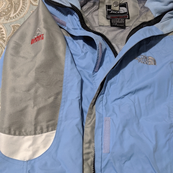 The North Face Hyvent jacket size M, blue grey white. - Picture 5 of 6